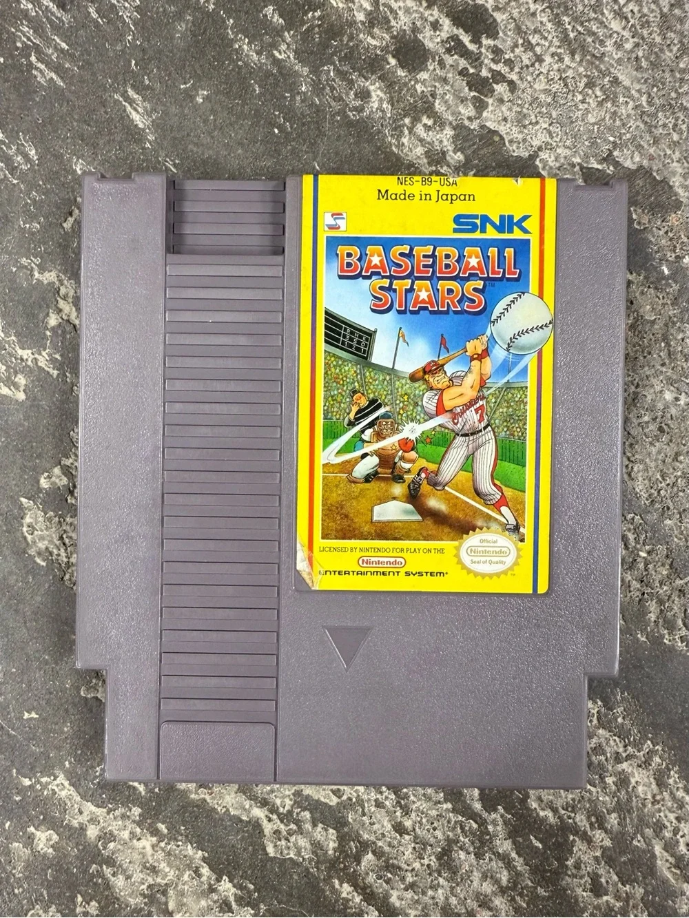 SNK Baseball Stars Nintendo NES Tested Authentic